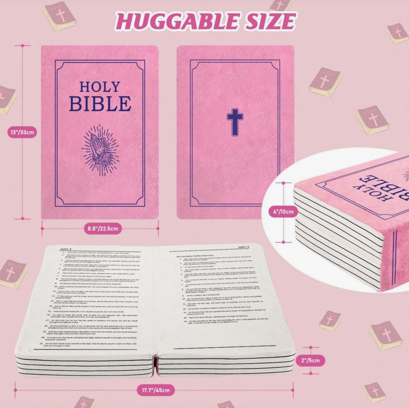 Bible Pillow, Stuffed Memory Sponge - Matthew 6