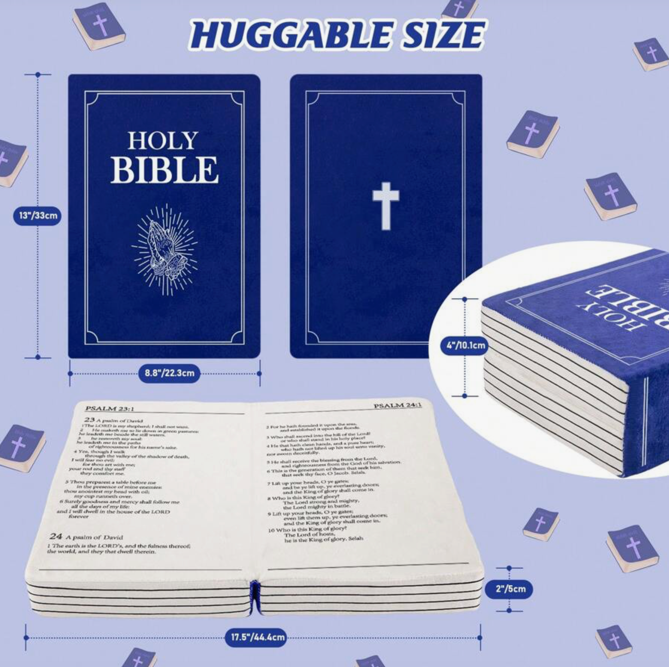 Bible Pillow, Stuffed Memory Sponge - Matthew 6