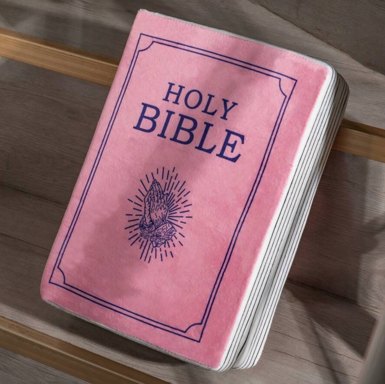 Bible Pillow, Stuffed Memory Sponge - 1 Corinthians 13