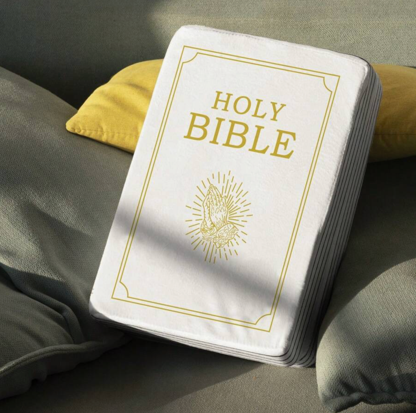 Bible Pillow, Stuffed Memory Sponge - Romans 8:18