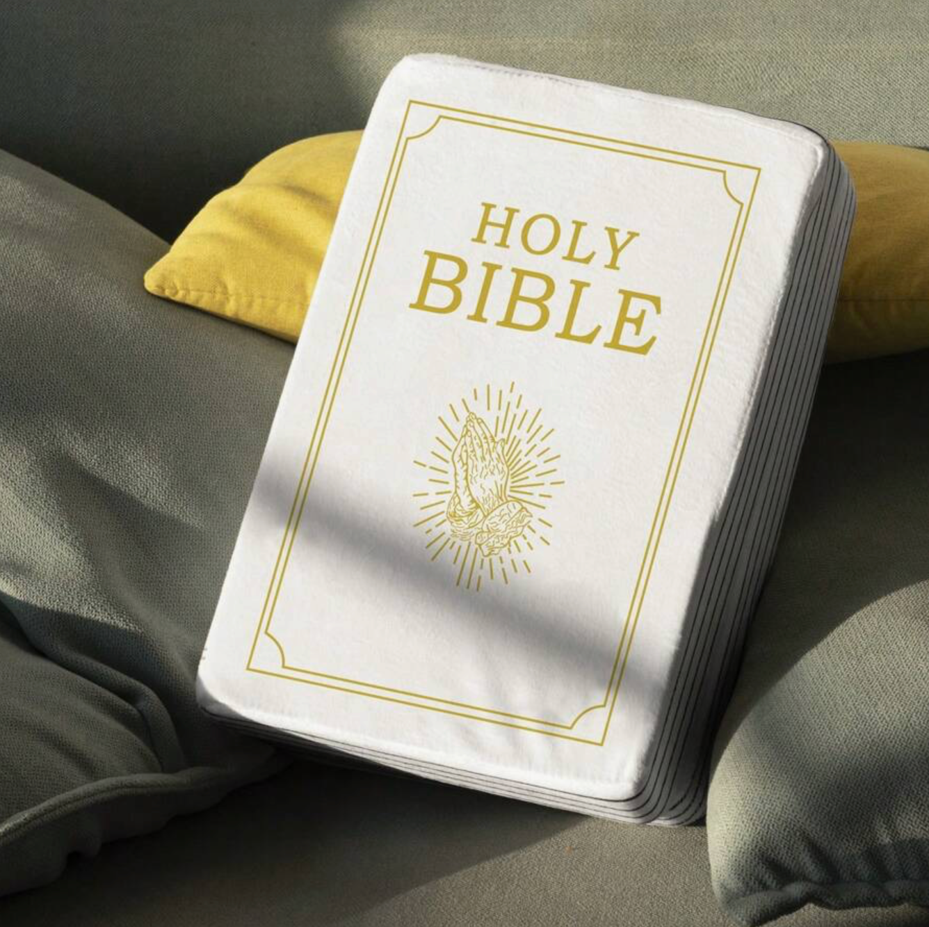 Bible Pillow, Stuffed Memory Sponge - 1 Corinthians 13
